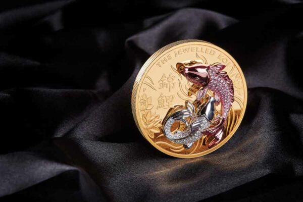 Jewelled Koi Gold Proof Coin