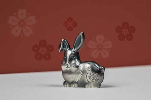 2023 Mongolia 1 Ounce Lunar Year Collection Sweet Rabbit Sculptured Silver Coin