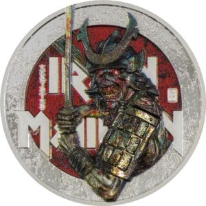2022 Cook Islands 2 Ounce Iron Maiden Senjutsu Color Silver Proof Coin