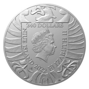 2022 Niue 3 kg Czech Lion Hologram Silver Proof Coin