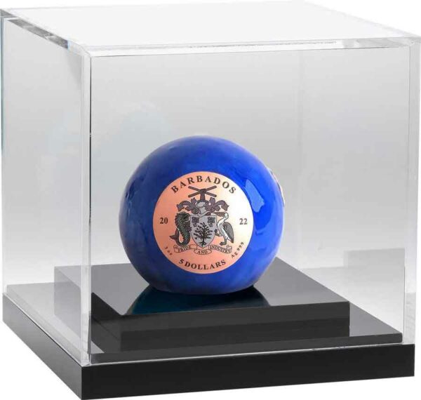Pangaea Blue Marble 3 oz Spherical Silver Coin