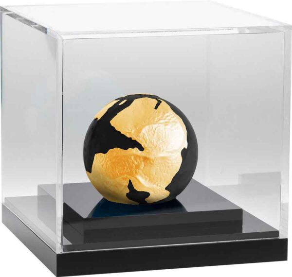 Pangaea Black Marble 3 oz Spherical Silver Coin