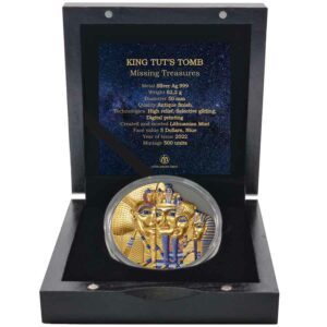 Missing Treasures - King Tut's Tomb 2 oz Silver Coin