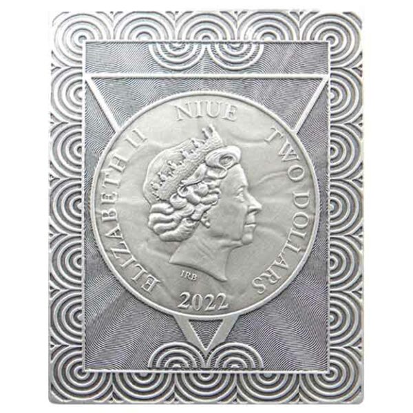2022 Dark Nature Tiger Vintage Print High Relief Silver Coin