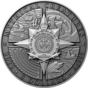 2022 Sirens Mythical Creatures 2 oz High Relief Silver Coin