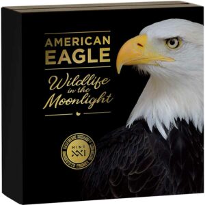 Wildlife in Moonlight American Eagle Silver Coin
