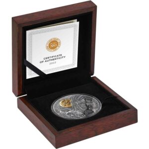 2022 American Eagle 2 oz High Relief Antique Finish Silver Coin