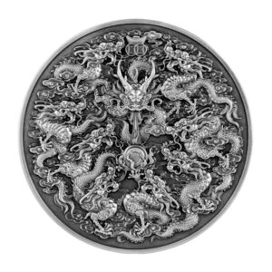 2022 Tokelau 1.6 Kilogram Nine Sons of the Dragon King Silver Coin