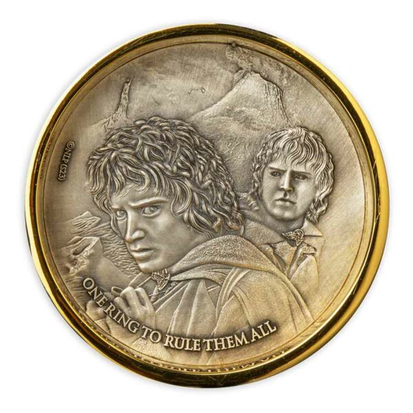 2023 Samoa 3 Ounce Lord of the Rings The One Ring Silver Coin