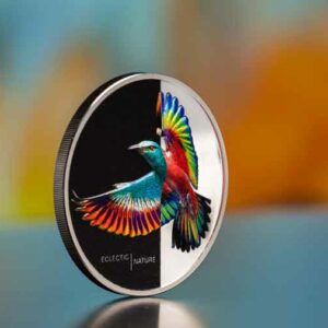 Eclectic Nature European Roller Silver Proof Coin