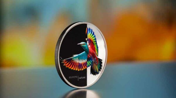 Eclectic Nature European Roller Silver Proof Coin
