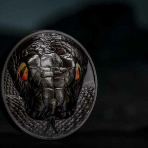 Palau Hunters by Night Python 2 oz Silver Coin
