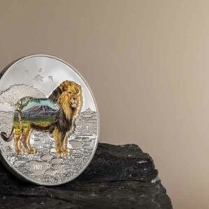 Into the Wild Lion 2 oz Silver Proof Coin