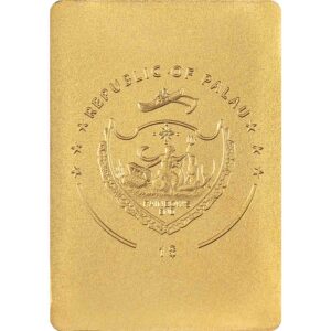Palau 1/2 Gram Ace of Spades Gold Coin
