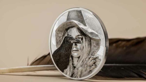 2022 Eye of Magic Raven Witch 2 oz Silver Proof Coin