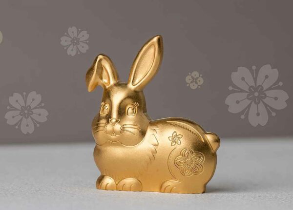 2023 Lunar Year Sweet Rabbit 1oz Gilded Silver Coin