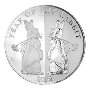 2023 Tokelau 1 Ounce Mirror Lunar Year of the Rabbit Silver Proof Coin