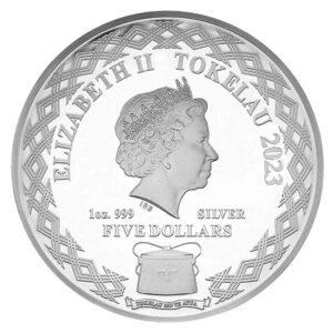 2023 Tokelau 1 oz Mirror Lunar Rabbit Silver Proof Coin