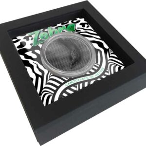 Camouflage of Nature Zebra Silver Coin