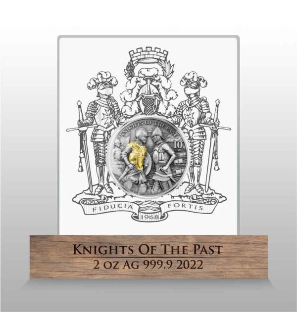Knights of the Past 2 oz High Relief Silver Coin
