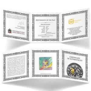 2022 Knights of the Past High Relief Silver Coin