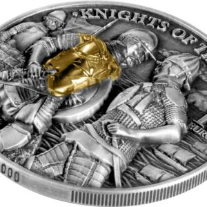2022 Malta Knights of the Past 2 oz High Relief Silver Coin