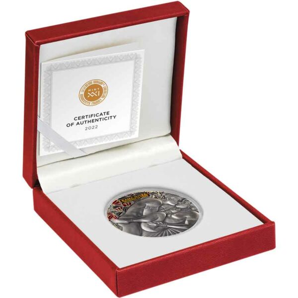 2022 Kama Sutra IV Moments of Love 3 oz Color Silver Coin