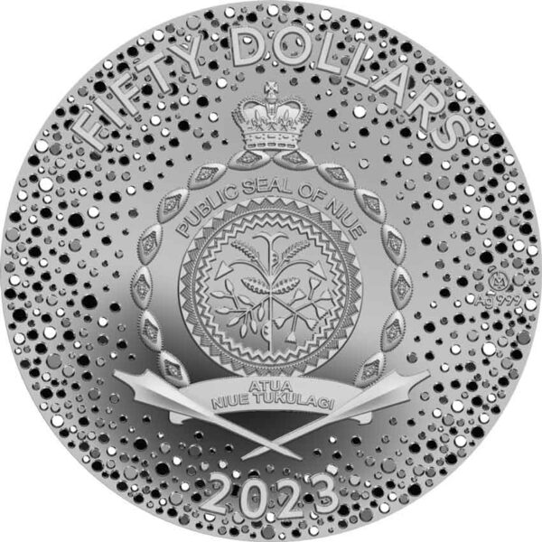 2023 Niue 1 kg Black Water Rabbit High Relief Proof-like Silver Coin