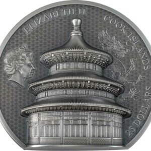2023 Cook Islands 5 oz Temple of Heaven Ultra High Relief Silver Coin