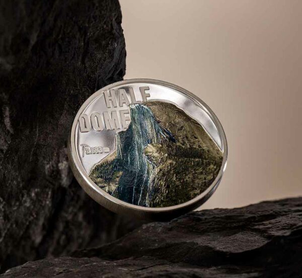 2023 Mountains Half Dome 2 oz Ultra High Relief Silver Proof Coin