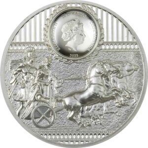 2023 Cook Islands 3 oz Sparta Ultra High Relief Silver Proof Coin