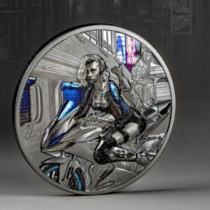 2023 Cyber Queen The Beginning 3 oz Black Proof Silver Coin