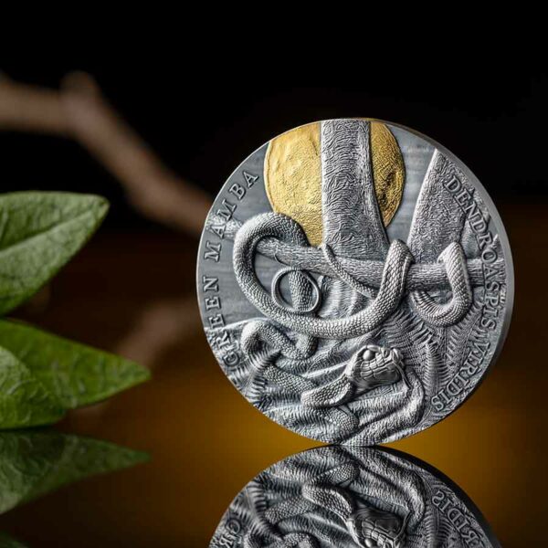 Niue Green Mamba High Relief Silver Coin