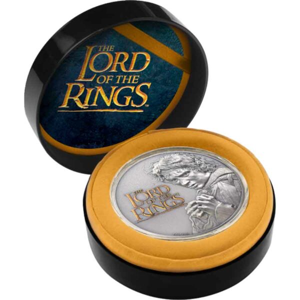 Lord of the Rings Frodo High Relief Silver Coin