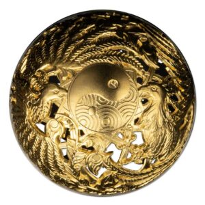 2023 Samoa Dragon & Phoenix 2 oz Filigree Spherical Silver Coin