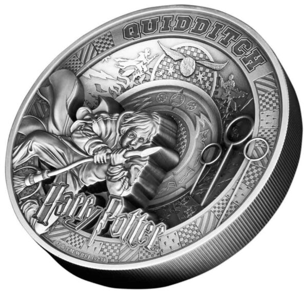 2023 Samoa 1 Kilogram Harry Potter Quidditch Ultra High Relief Silver Coin