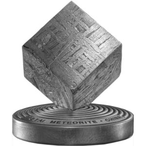 2023 Ghana 1 Kilogram Space Cube Aletai Meteorite Silver Coin