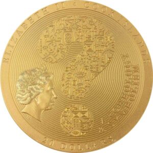 2023 Antikythera Mechanism 24K Gilded Silver Coin
