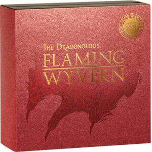 2023 Flaming Wyvern 2 oz High Relief Silver Coin