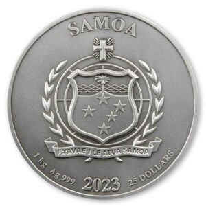 2023 Samoa 1 kg Vikings Multi-layer Ultra High Relief Silver Coin