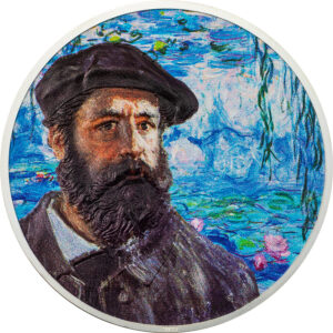 2023 Cook Islands 2 Ounce Masters of Art Claude Monet High Relief Silver Proof Coin