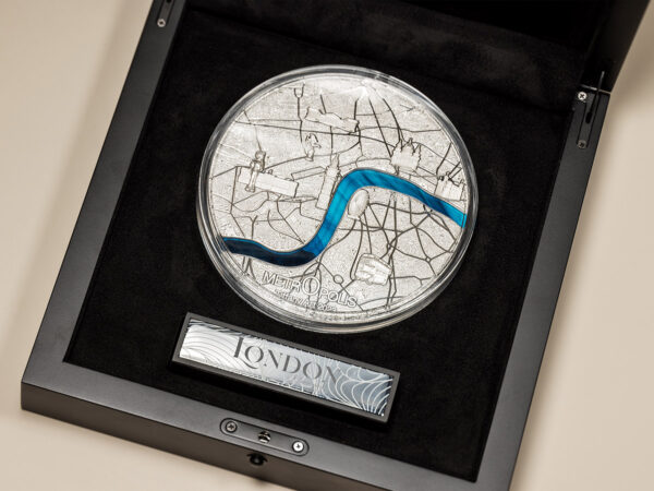 2023 Tiffany Art Metropolis 1 kg London Ultra High Relief Silver Proof Coin