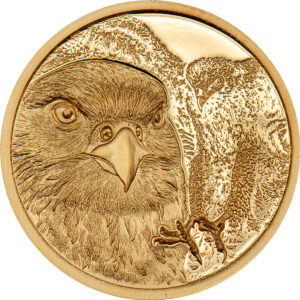 2023 Mongolia 1/10th Ounce Mongolian Falcon Ultra High Relief Gold Proof Coin