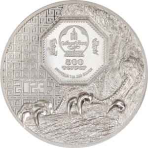 2023 Mongolia 1 oz Mongolian Falcon Ultra High Relief Silver Proof Coin