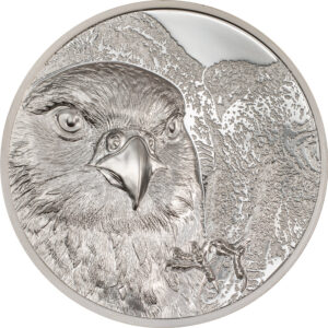 2023 Mongolia 1 Ounce Mongolian Falcon Ultra High Relief Silver Proof Coin