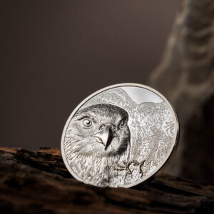 2023 Saker Falcon 1 oz Ultra High Relief Silver Proof Coin