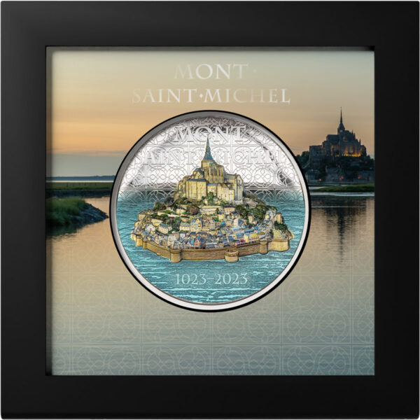 Mont-Saint-Michel 5 oz Silver Proof Coin