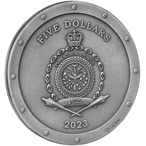 2023 Niue 2 oz Steampunk Metal Bee High Relief Silver Coin