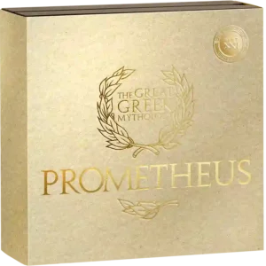 Prometheus 3 oz Gilded High Relief Silver Coin