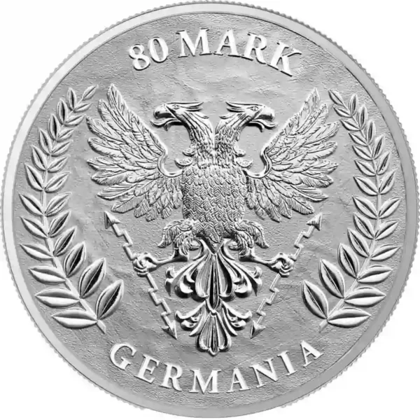 2023 Germania 1 Kg Lady Germania 80 Mark BU Silver Round